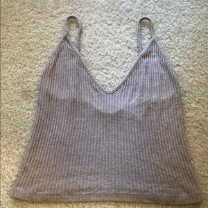 Brandy Melville oatmeal Ribbed‎ Camisole